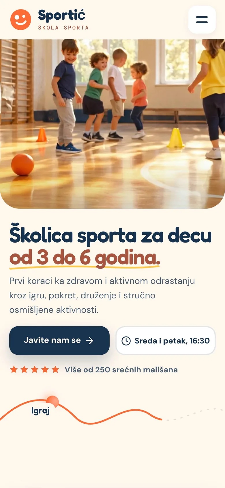 Sportić na telefonu